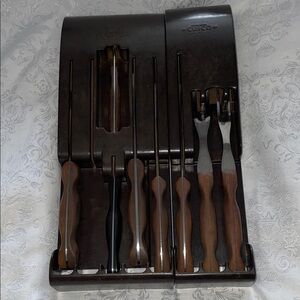 Vintage Cutco Knife Collection with Dark Block.